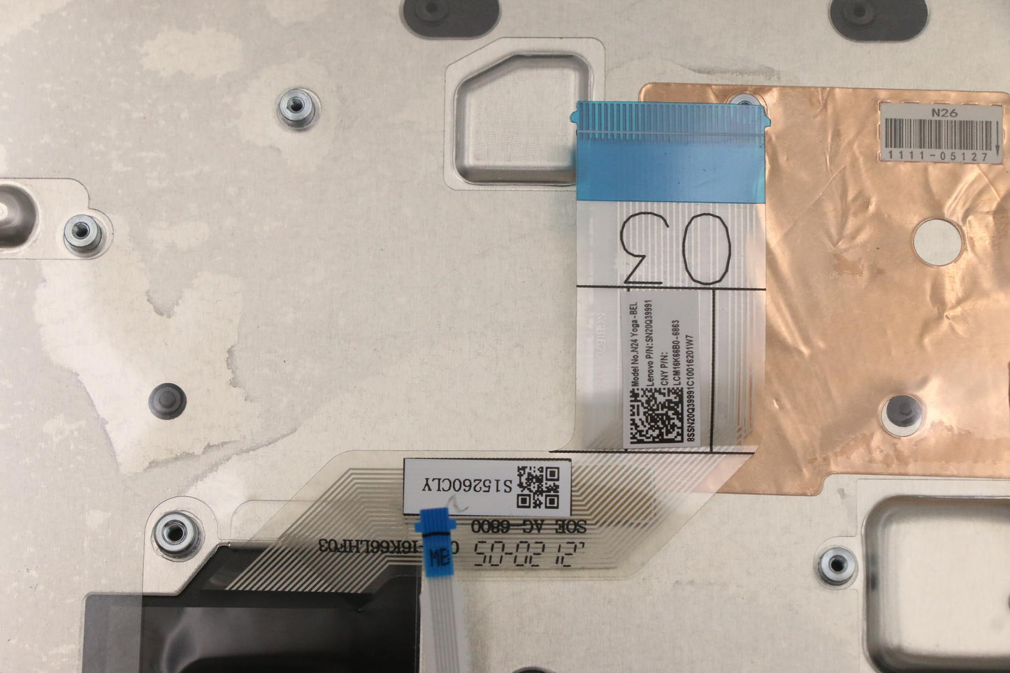 Lenovo Cover Upper Case Assembly Bel - 5CB1E21582