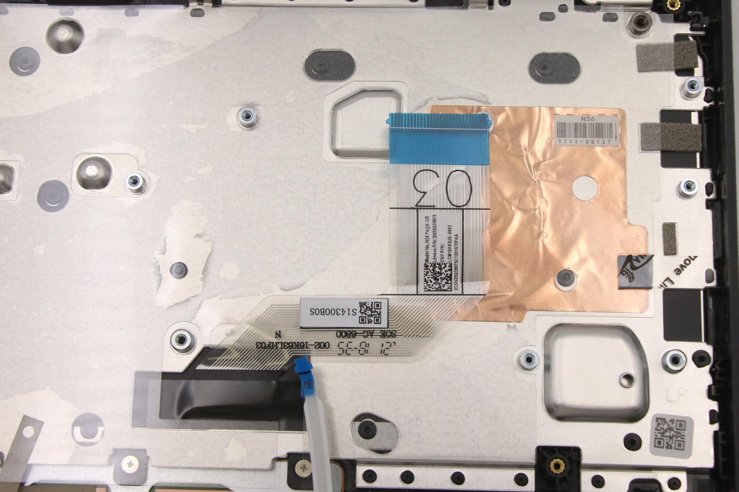 Lenovo USA English Keyboard with C-Cover, Non-Backlit, NFC Compatible - 5CB1E21590