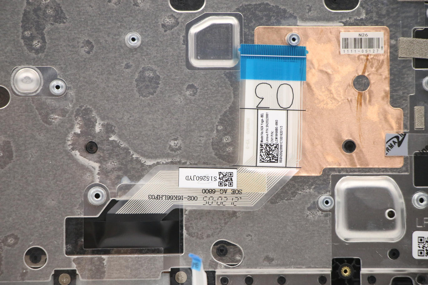 Lenovo Cover Upper Case Assembly Bel - 5CB1E21612