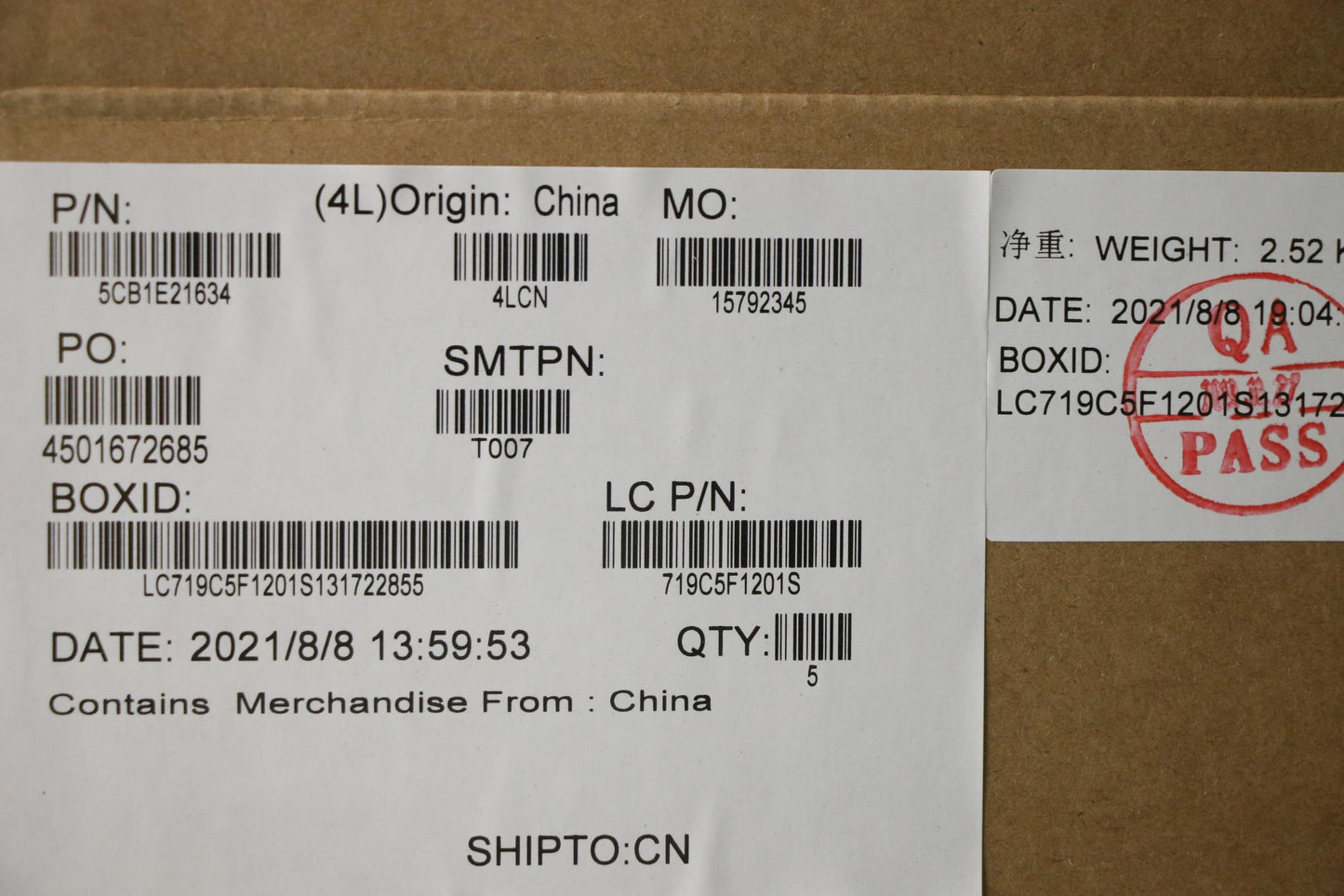 Lenovo Cover Upper Case Assembly Spa - 5CB1E21634
