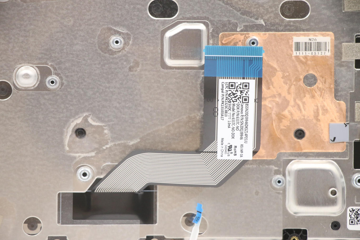 Lenovo Cover Upper Case Assembly Nor - 5CB1E21639
