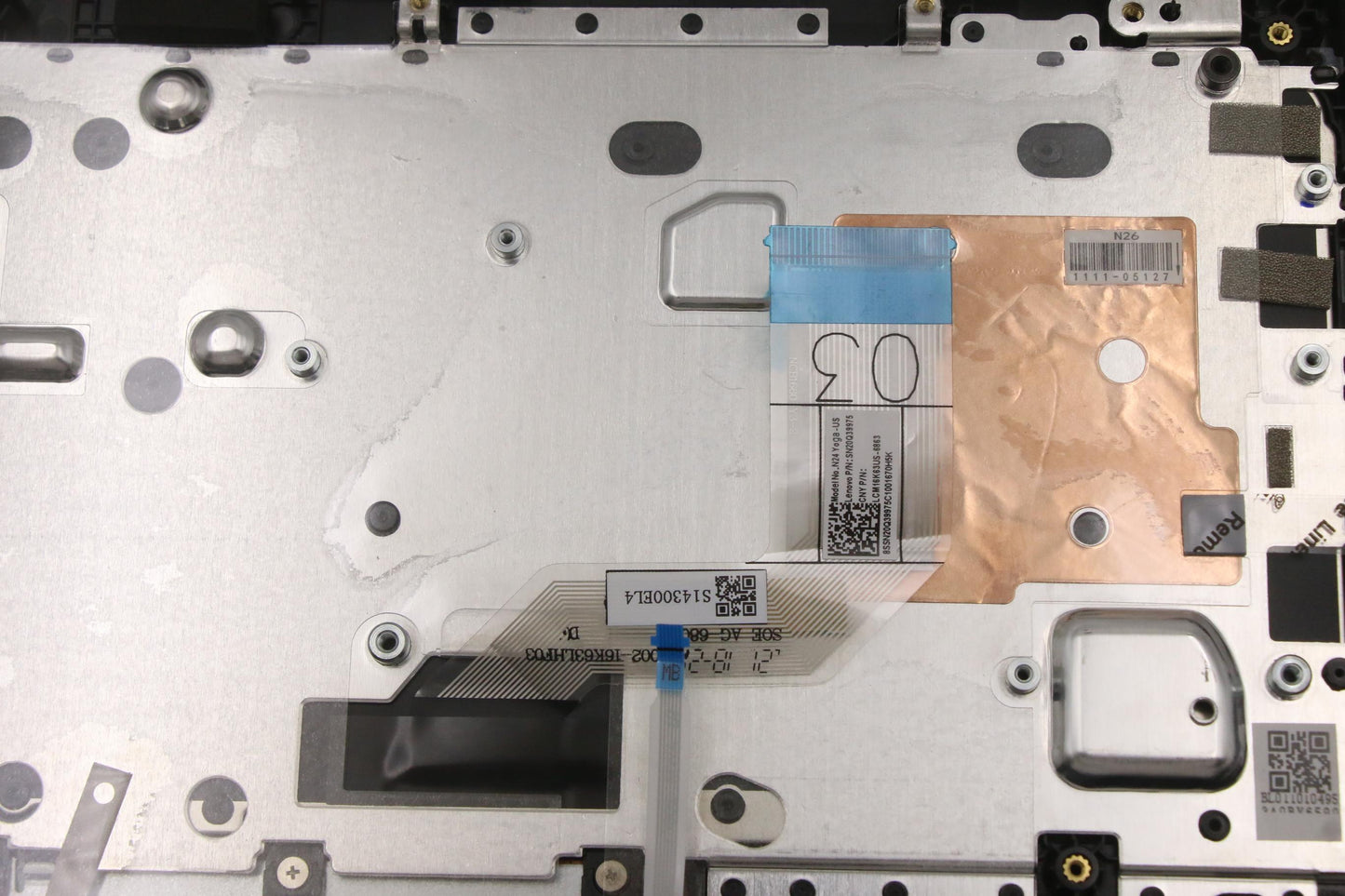 Lenovo Non-Backlit Keyboard with C-Cover, USA English, NFC Compatible - 5CB1E21708