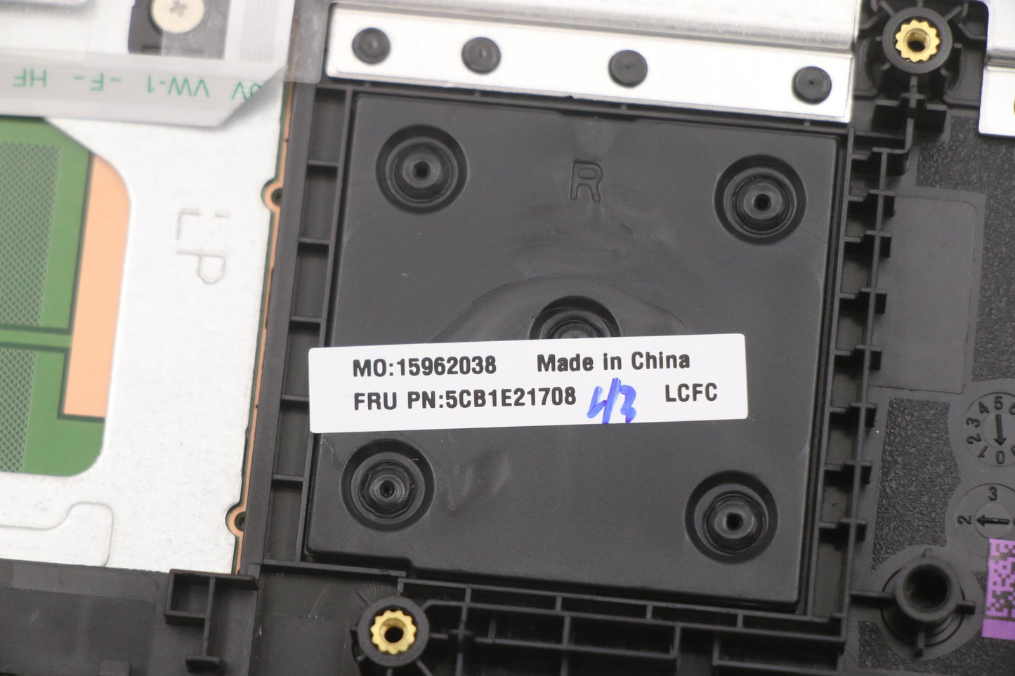 Lenovo Non-Backlit Keyboard with C-Cover, USA English, NFC Compatible - 5CB1E21708