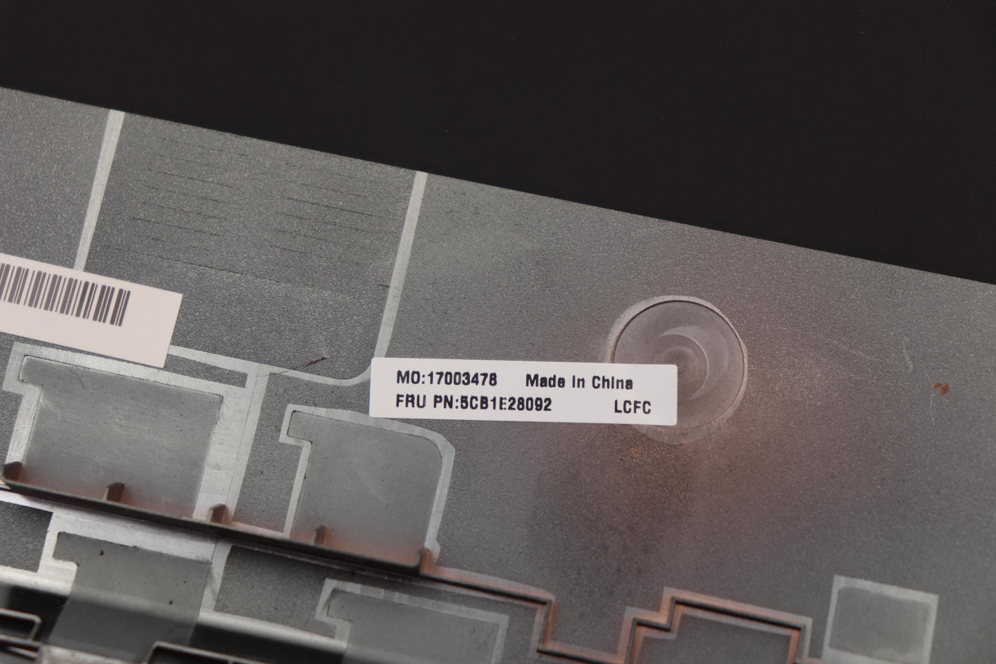 Lenovo Cover Fru T15G2_D_Cover_Gray_P - 5CB1E28092