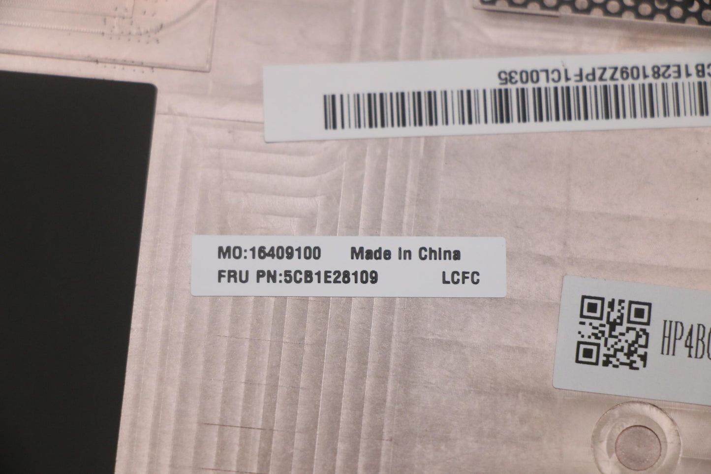 Lenovo Cover Fru P14Sg2_D_Cover_Pps_A - 5CB1E28109