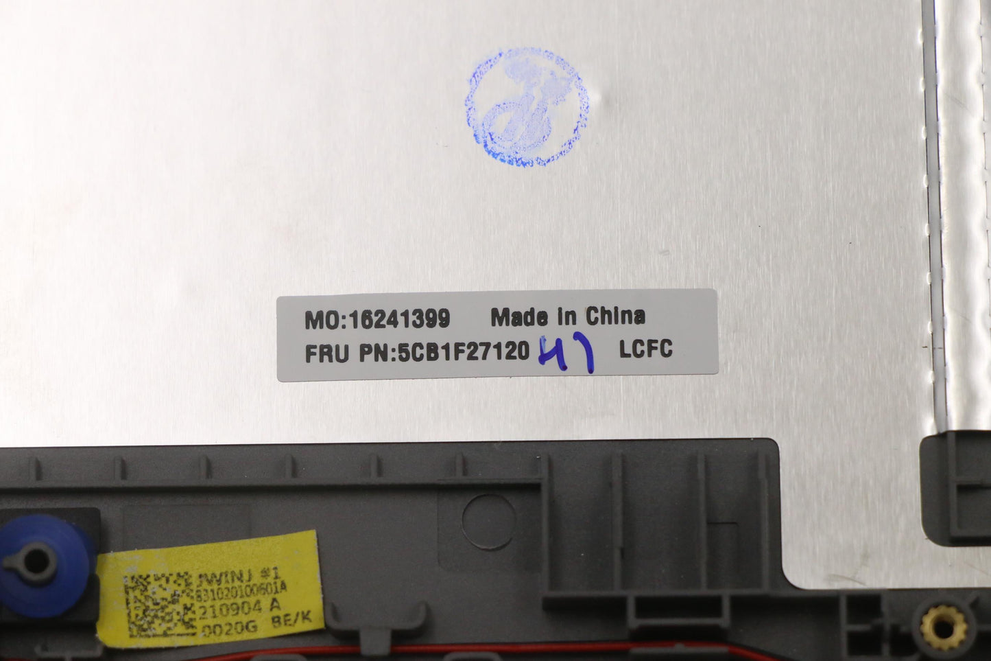 Lenovo Cover Upper Case Assembly Eng - 5CB1F27120