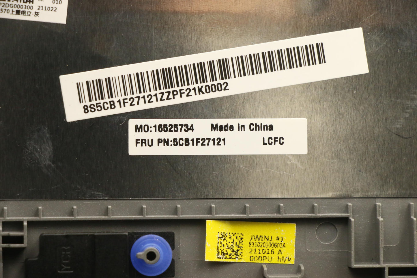Lenovo Cover Upper Case Assembly Uke - 5CB1F27121