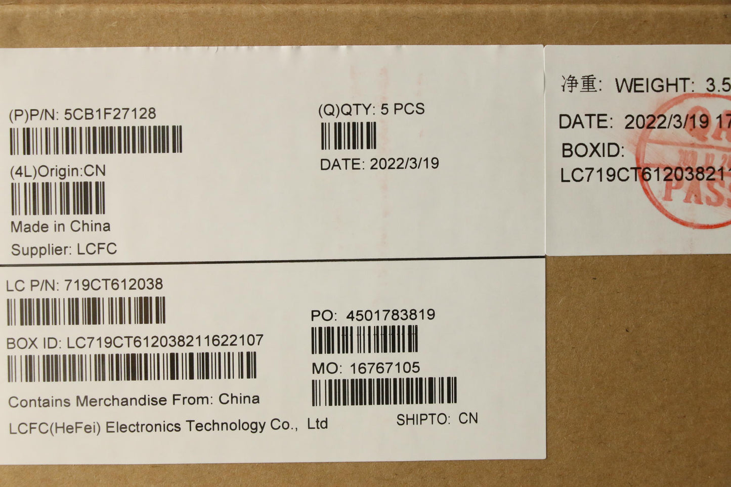 Lenovo Cover Upper Case Assembly Fra/ - 5CB1F27128