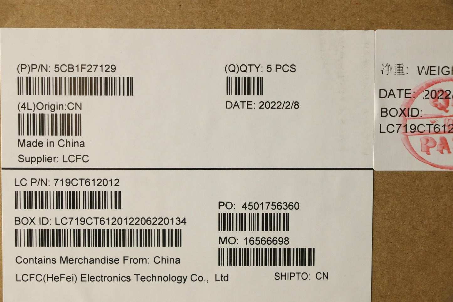 Lenovo Cover Upper Case Assembly Kor - 5CB1F27129