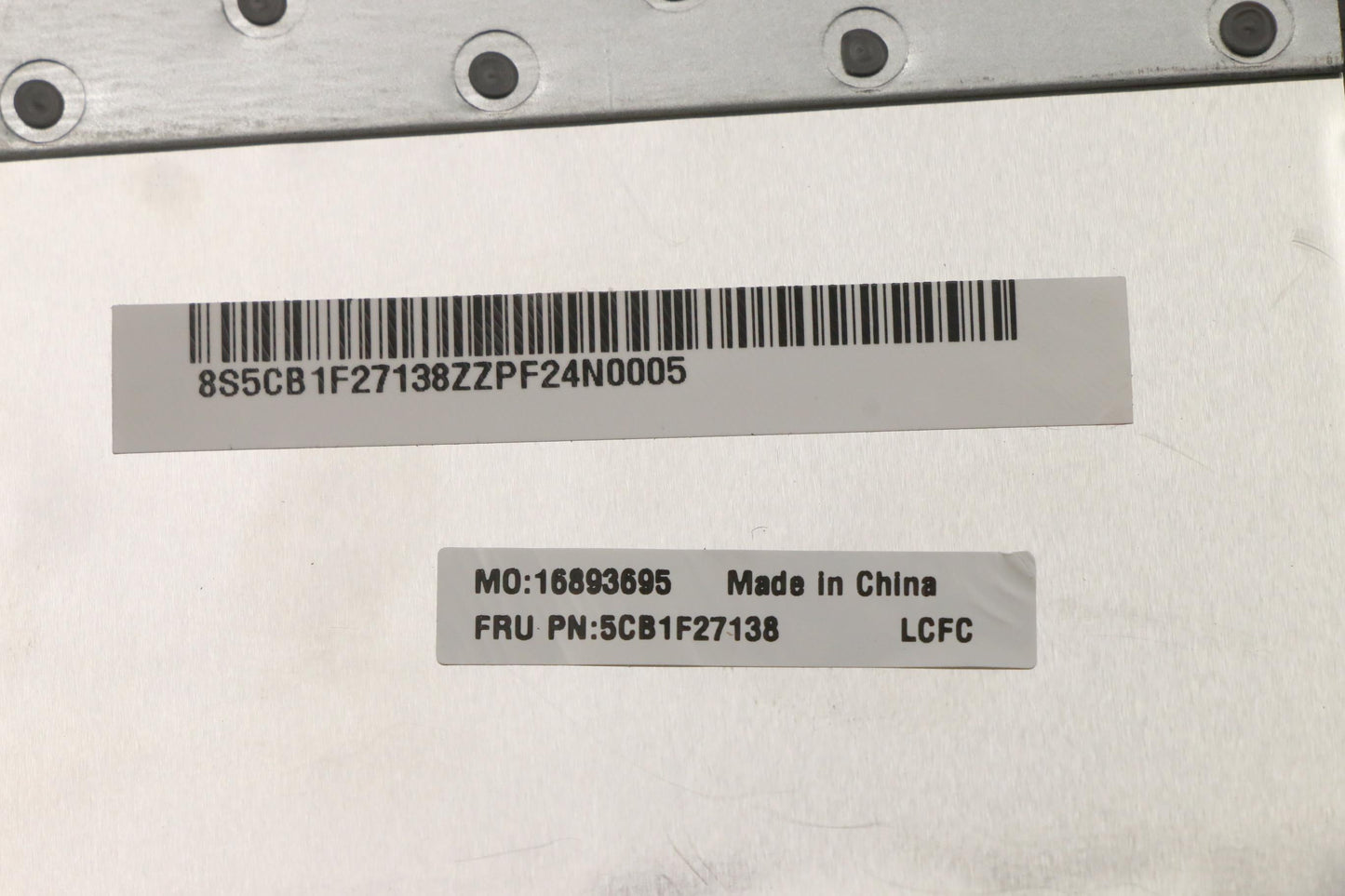 Lenovo Cover Upper Case Assembly Bel - 5CB1F27138