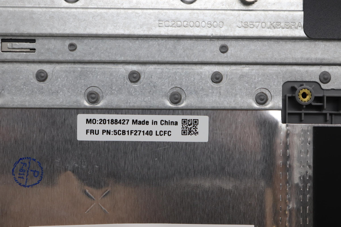 Lenovo Cover Upper Case Assembly Slv - 5CB1F27140