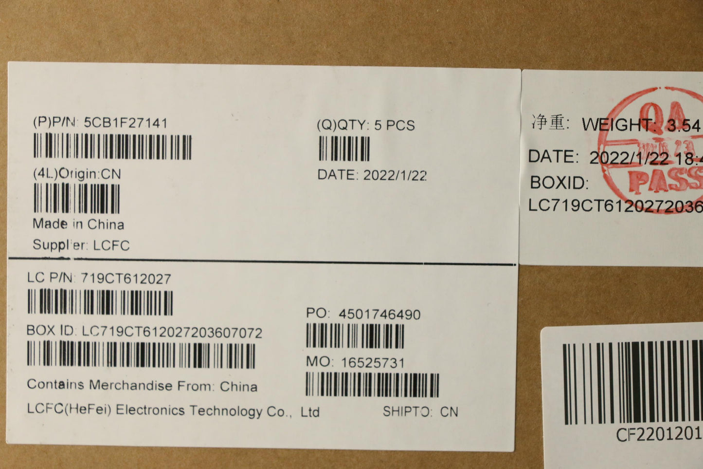 Lenovo Cover Upper Case Assembly Sws - 5CB1F27141