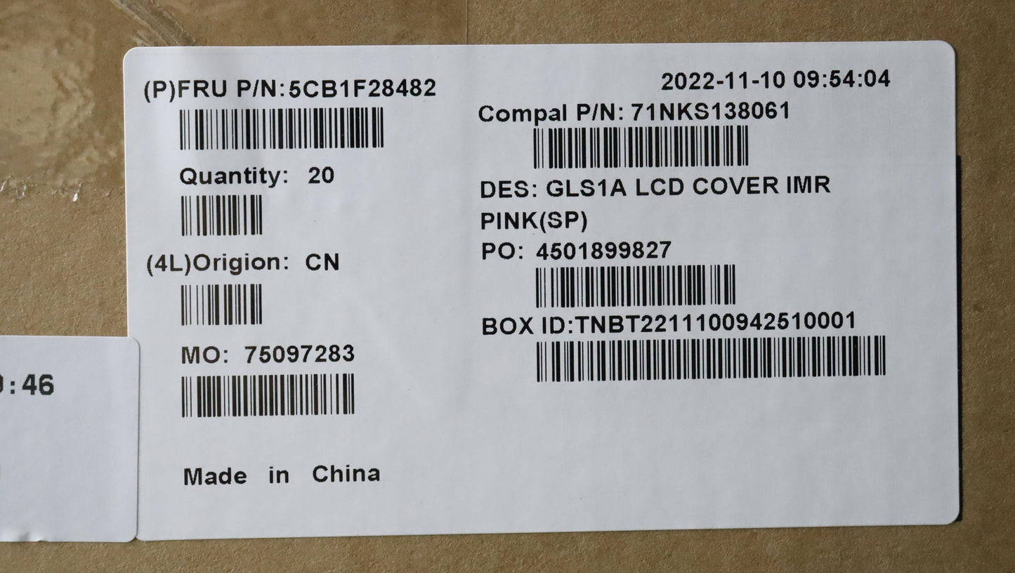 Lenovo Cover Lcd Cover C 82R0 Sand - 5CB1F28482