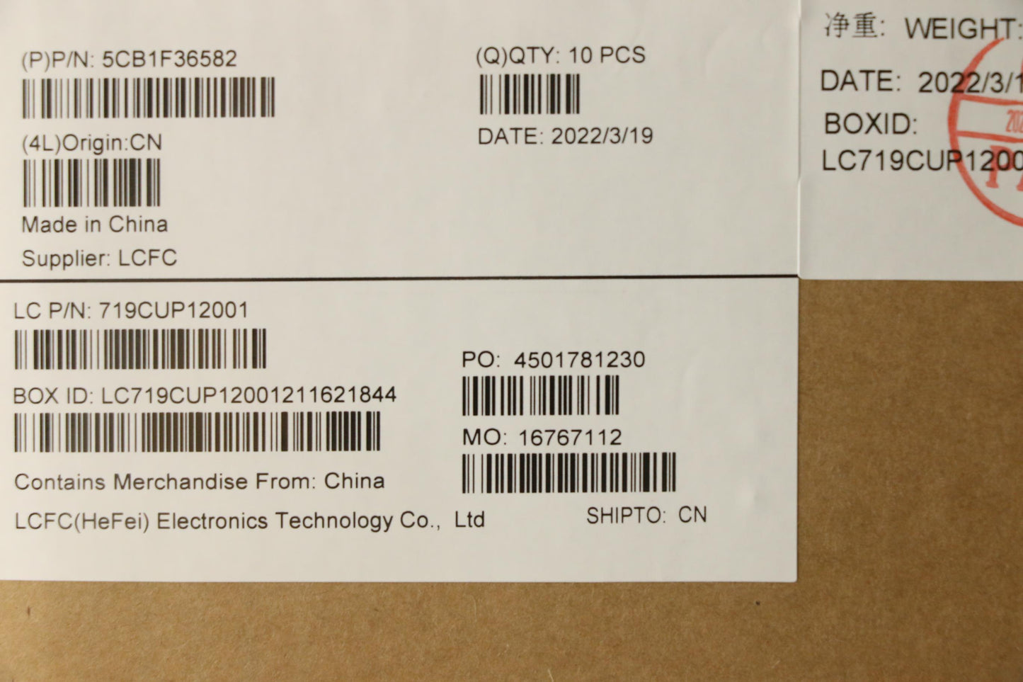 Lenovo Cover Lower Case L 82Qy W/Hd - 5CB1F36582
