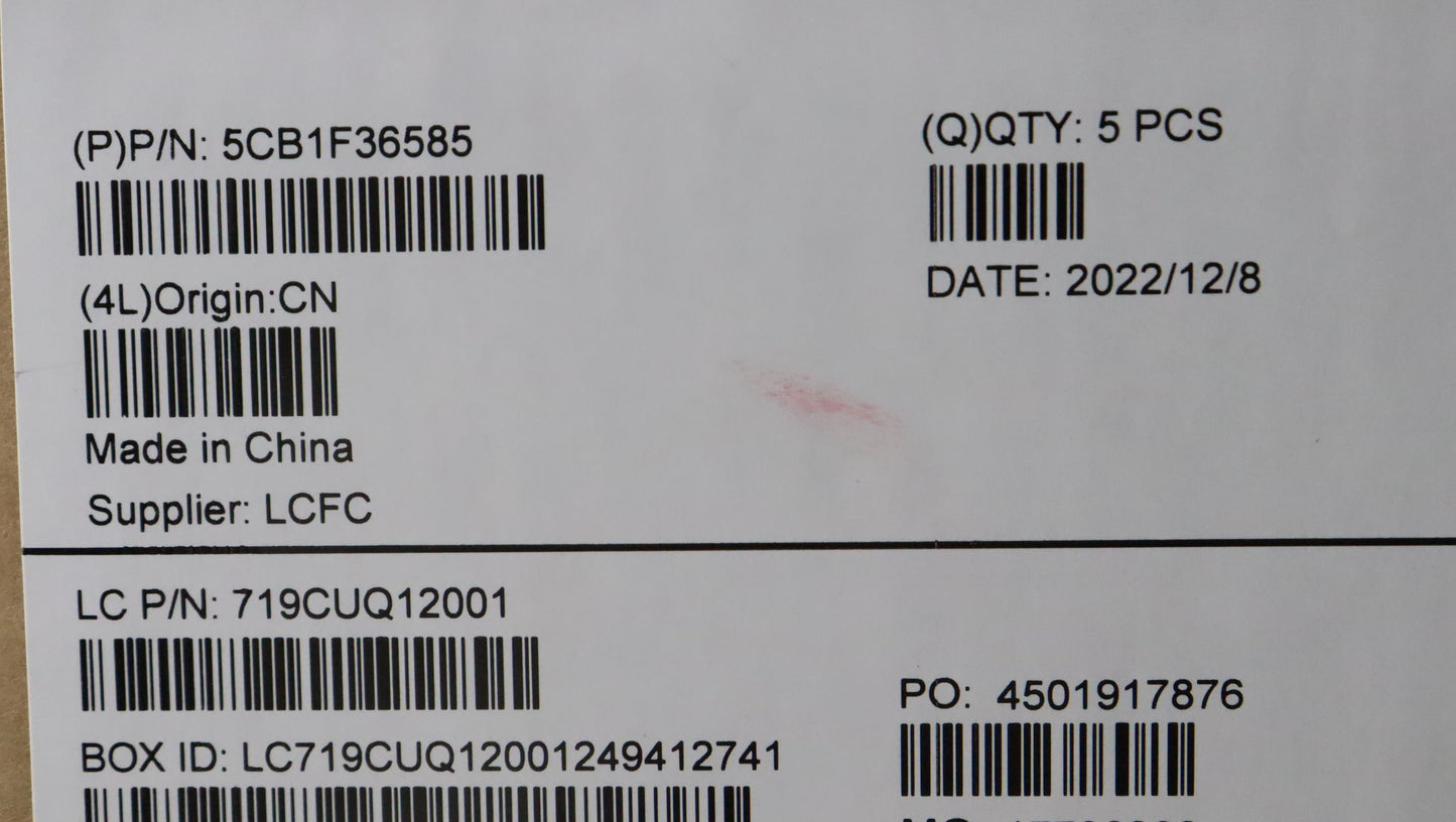 Lenovo Cover Upper Case Assembly Bul - 5CB1F36585