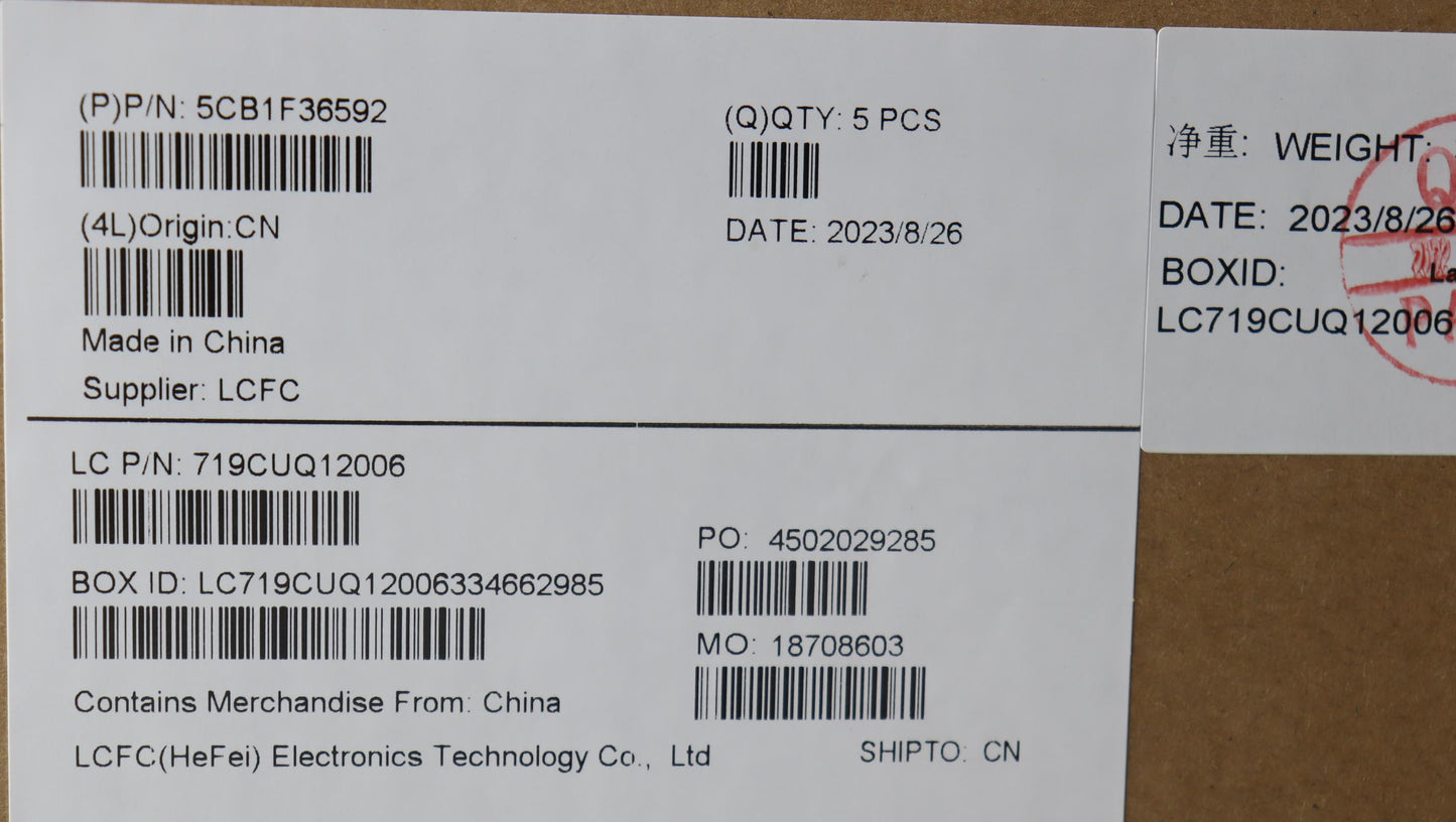 Lenovo Cover Upper Case Assembly Fra/ - 5CB1F36592