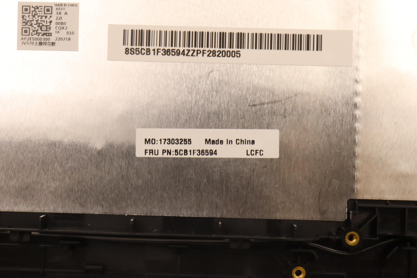 Lenovo Cover Upper Case Assembly Gre - 5CB1F36594