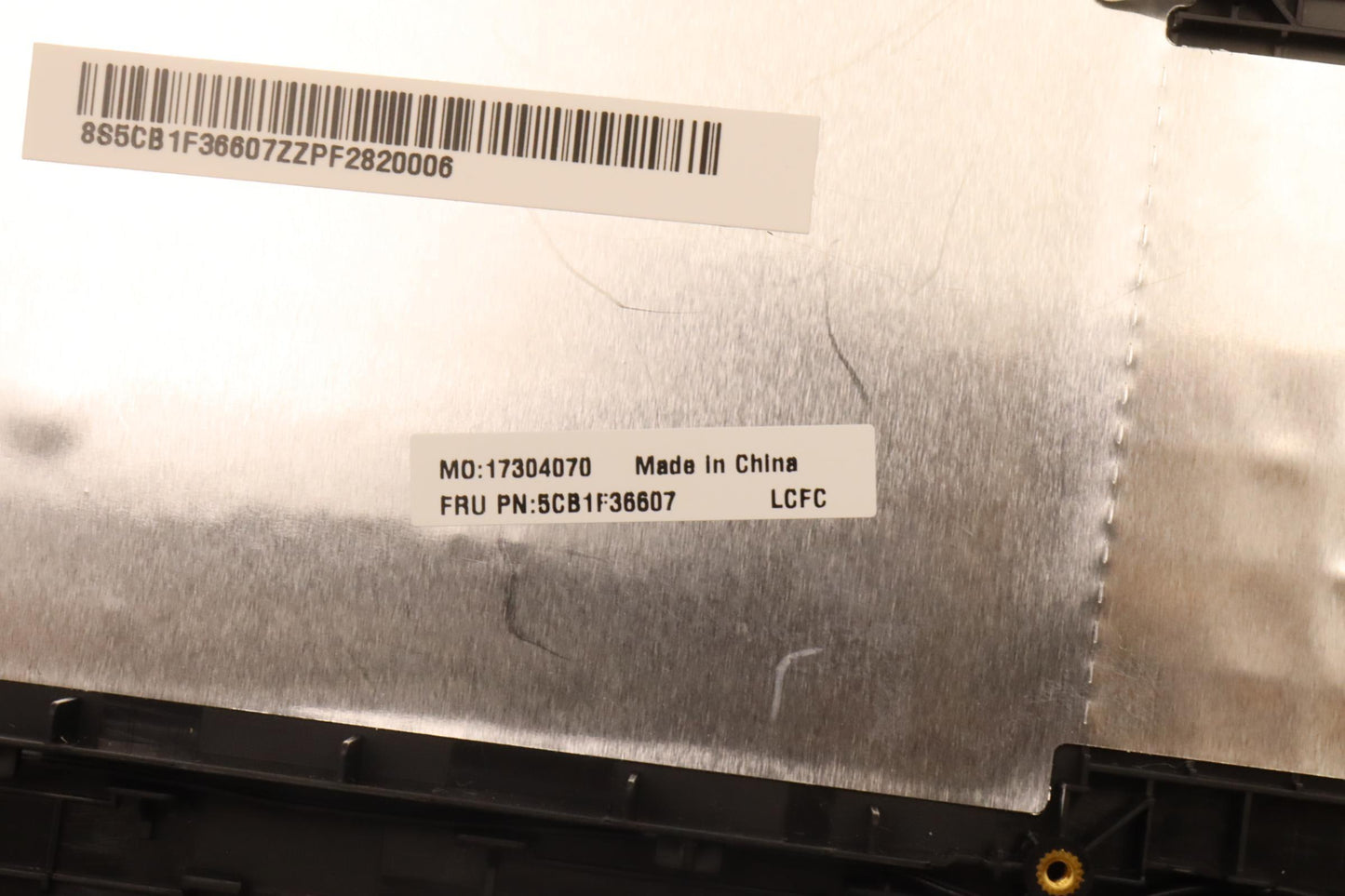 Lenovo Cover Upper Case Assembly Slv - 5CB1F36607