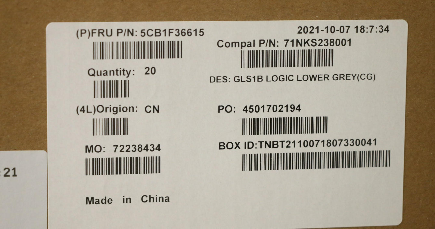 Lenovo Cover Lower Case C 82R1 Grey - 5CB1F36615