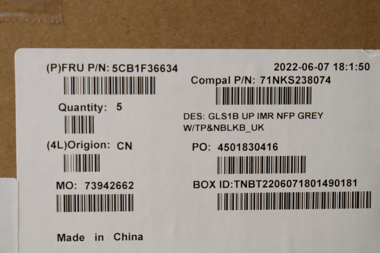 Lenovo Cover Uppercaseasmuke C82R1 Nf - 5CB1F36634