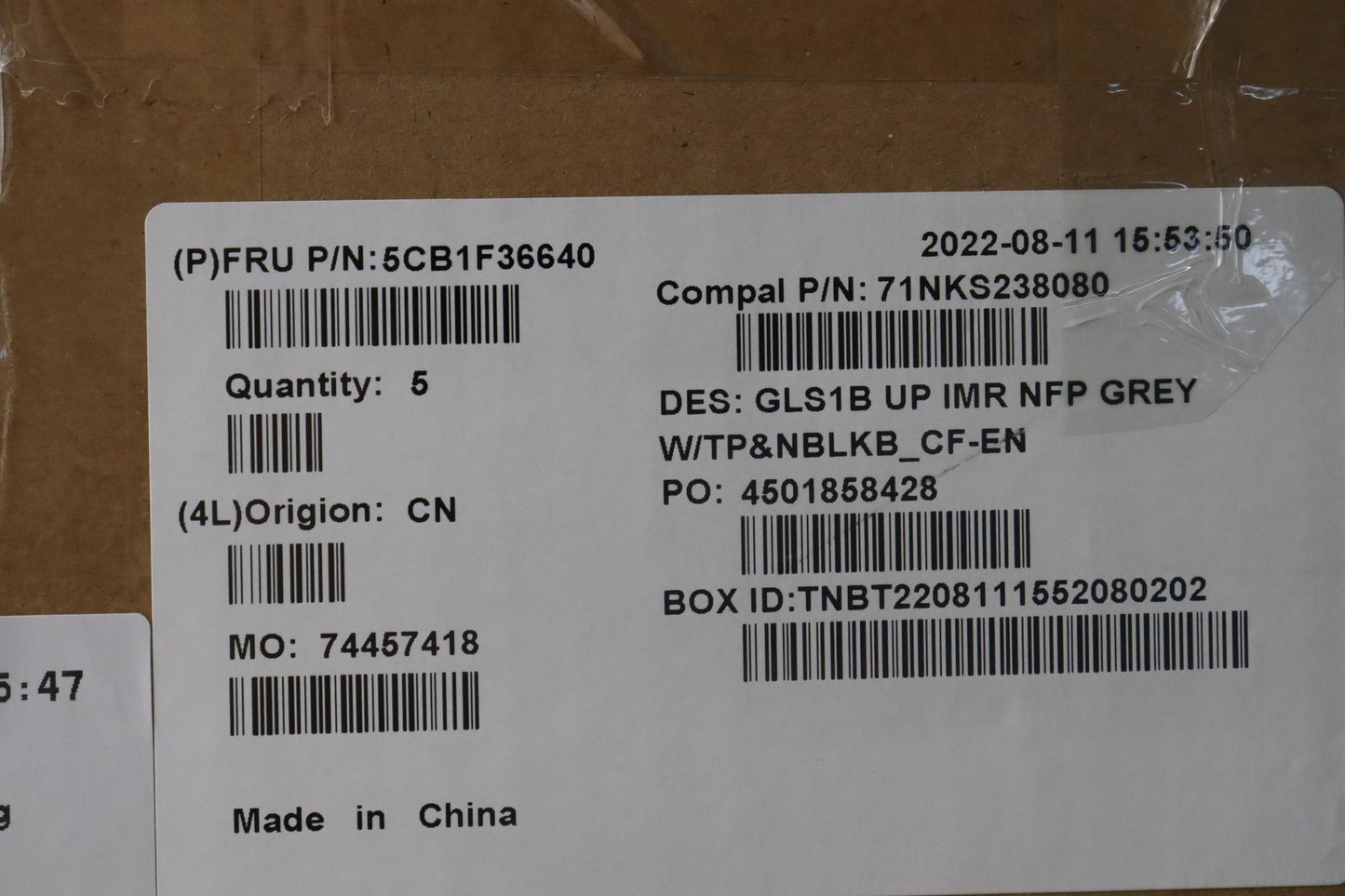 Lenovo Cover Uppercaseasmfraeng C82R1 - 5CB1F36640
