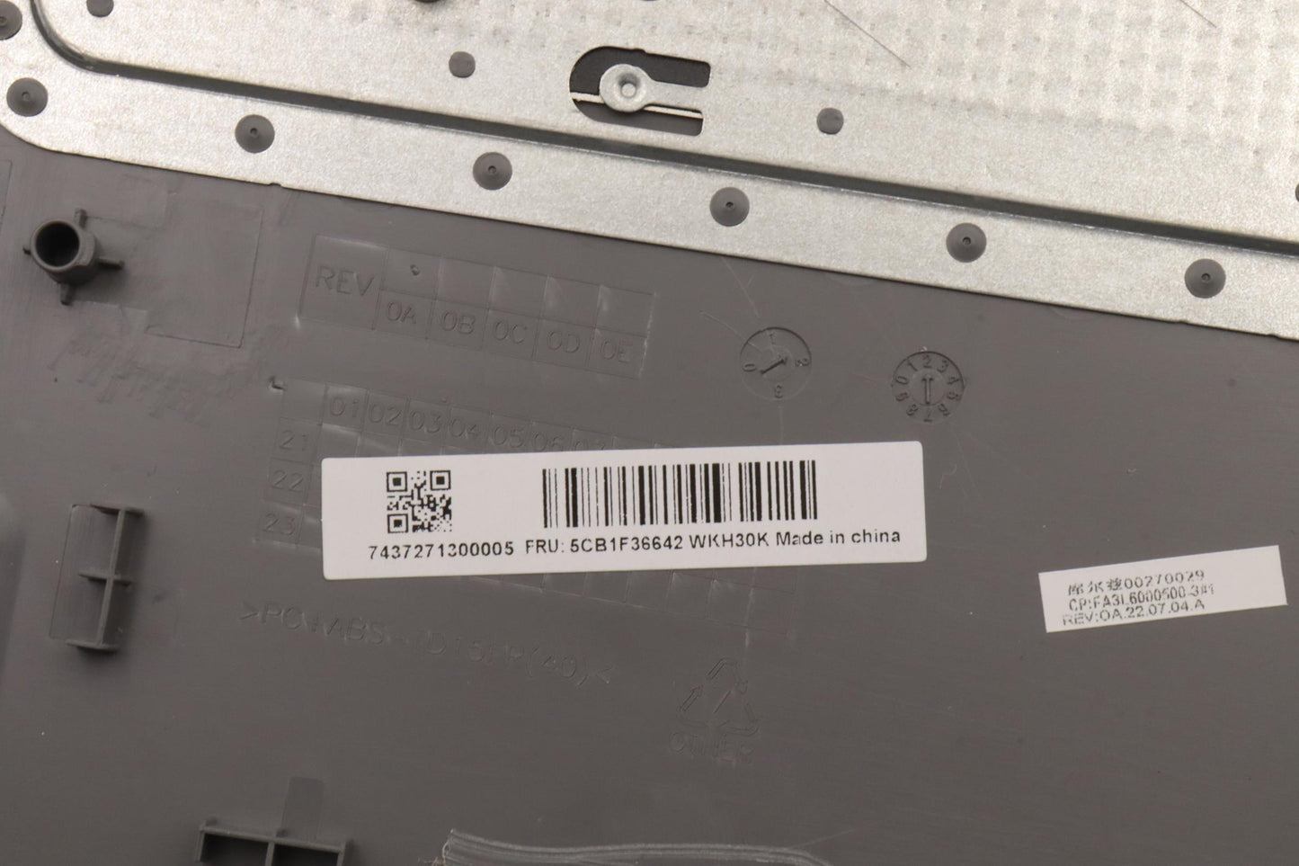 Lenovo Cover Uppercaseasmfra C82R1 Nf - 5CB1F36642