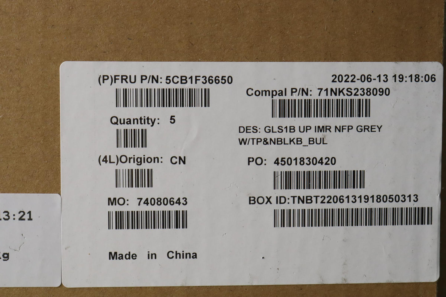 Lenovo Cover Uppercaseasmbul C82R1 Nf - 5CB1F36650