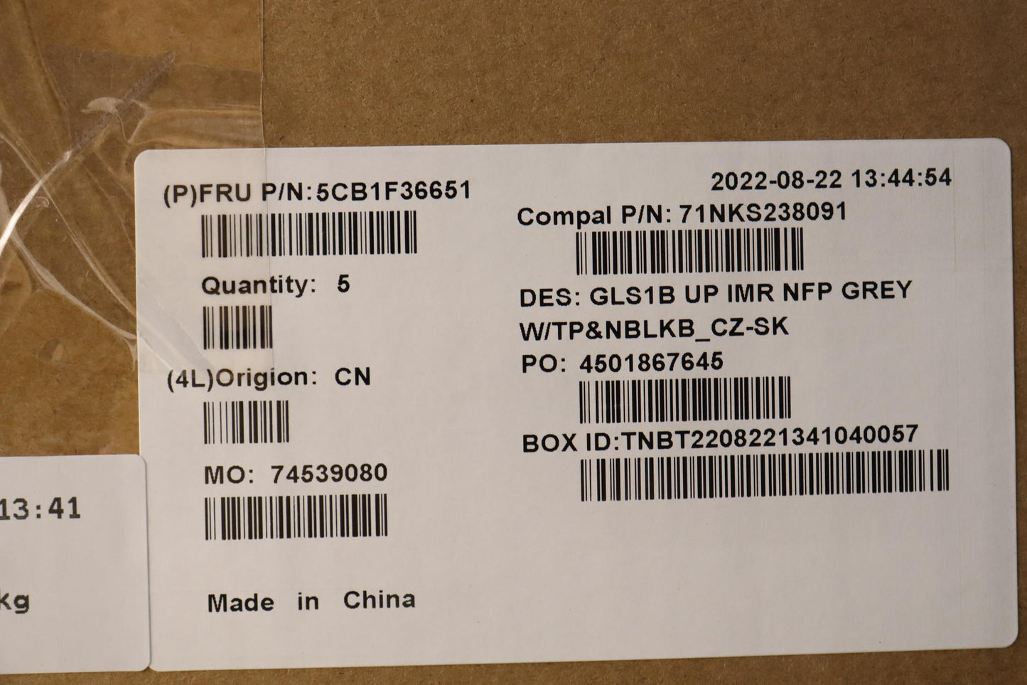 Lenovo Cover Uppercaseasmczeslk C82R1 - 5CB1F36651
