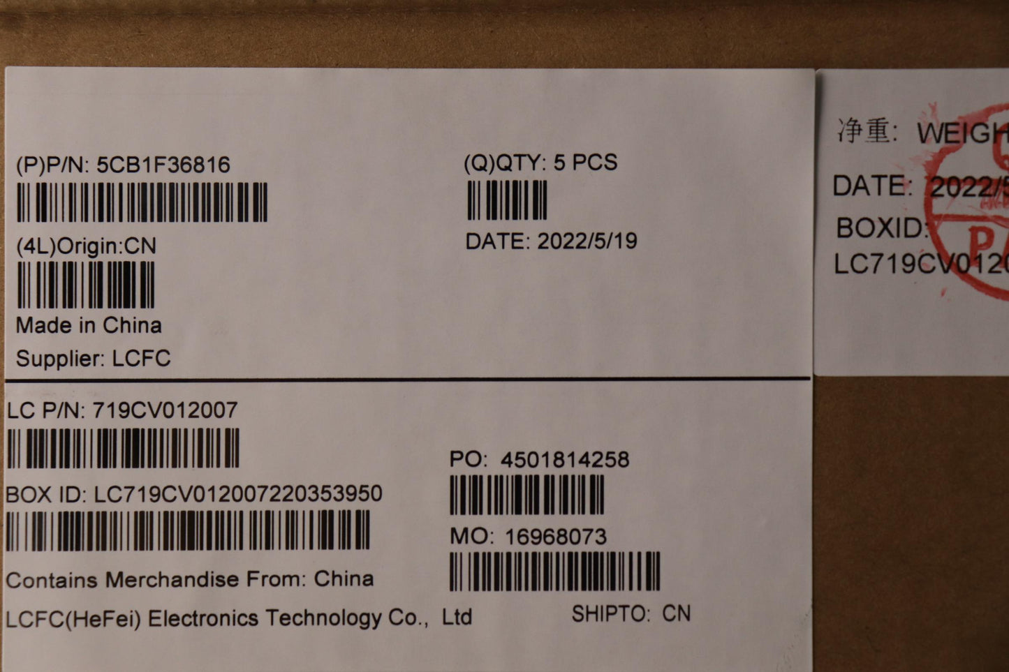 Lenovo Cover Upper Case Assembly Cze/ - 5CB1F36816