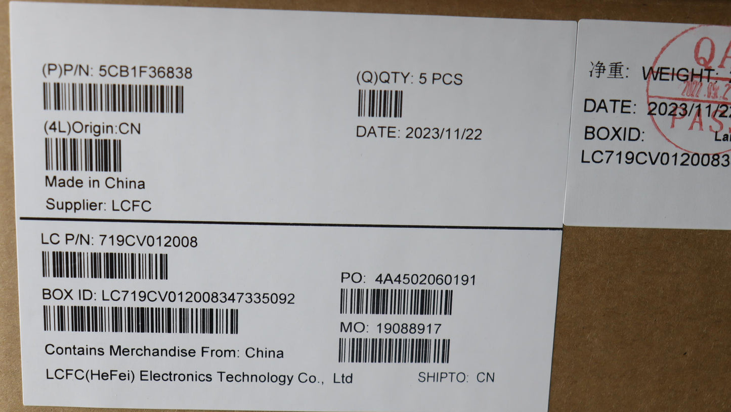 Lenovo Cover Upper Case Assembly Tc L - 5CB1F36838