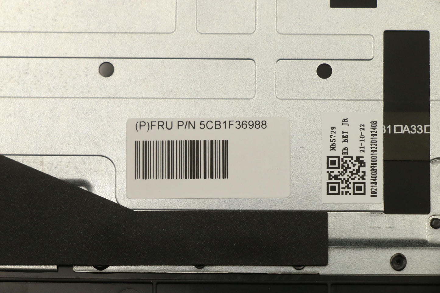 Lenovo Cover Upper Case Assembly Spa - 5CB1F36988