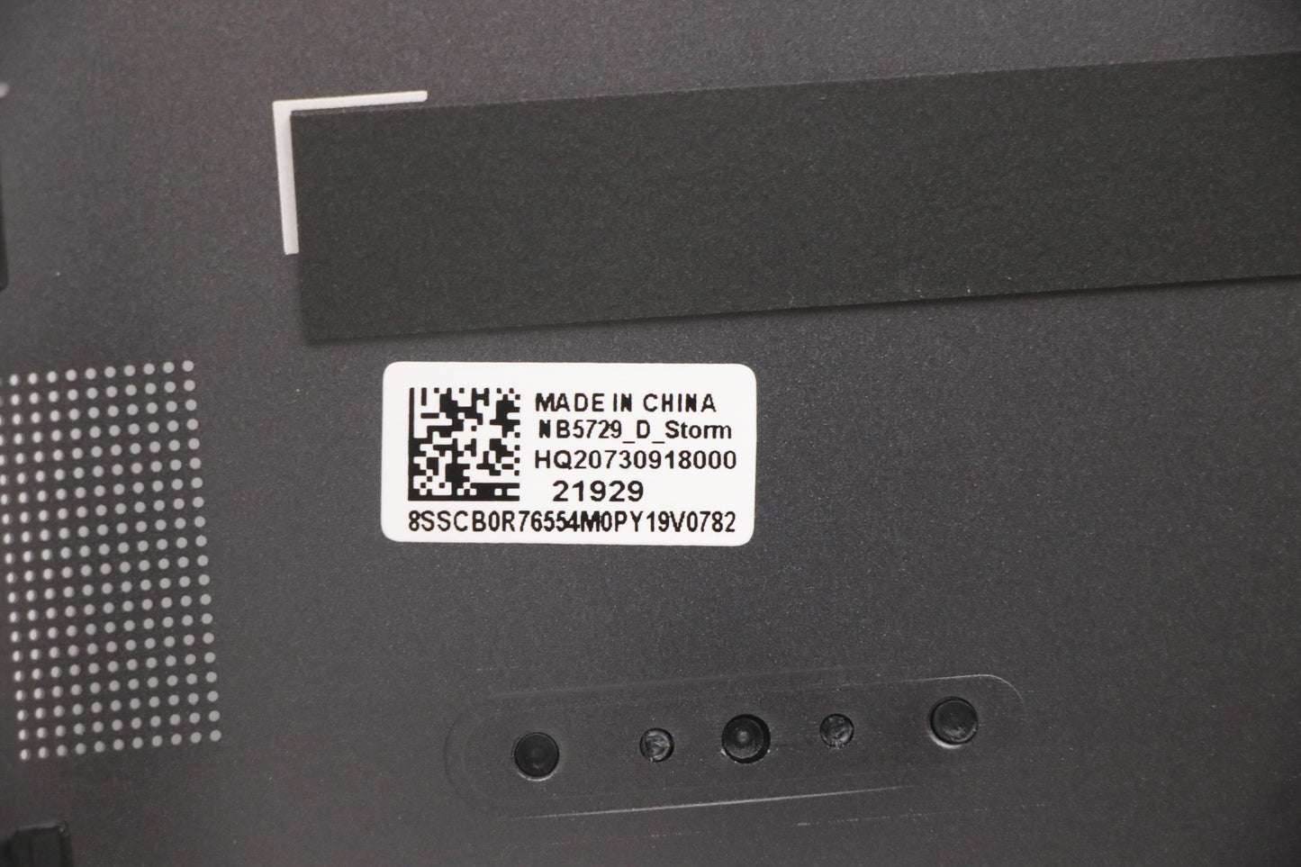 Lenovo Cover Lower Case H 82Qq Sto Gy - 5CB1F37061