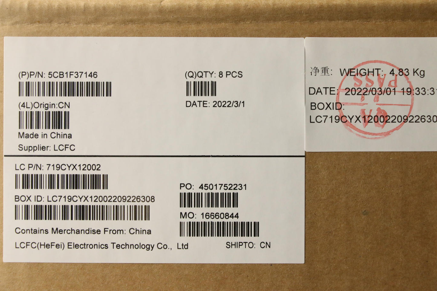 Lenovo Cover Lcd Cover L 82Rf Sg Y - 5CB1F37146