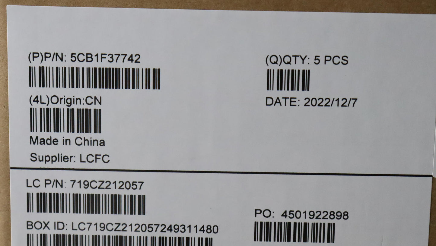 Lenovo Cover Upper Case Assembly Fra/ - 5CB1F37742