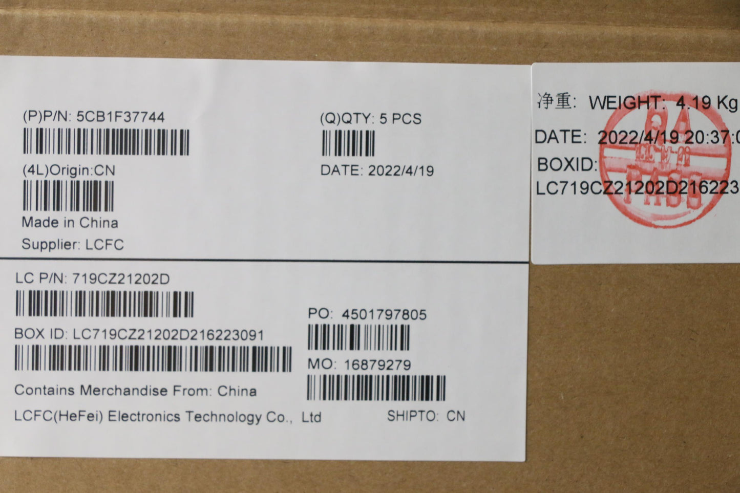 Lenovo Cover Upper Case Asmgre L82Rf - 5CB1F37744