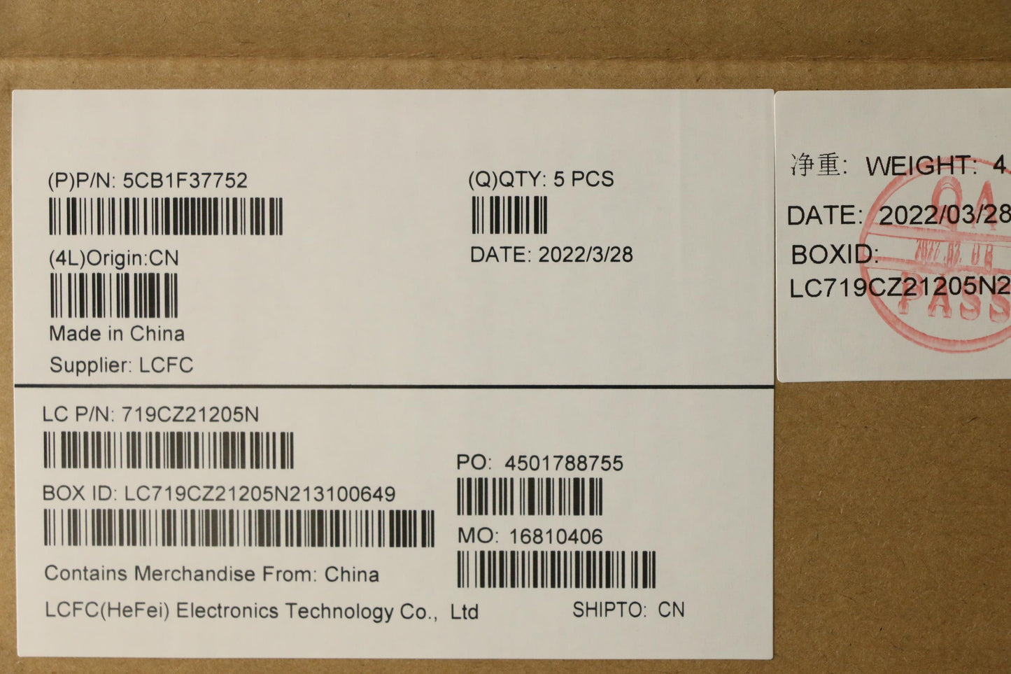 Lenovo Cover Upper Case Assembly La S - 5CB1F37752