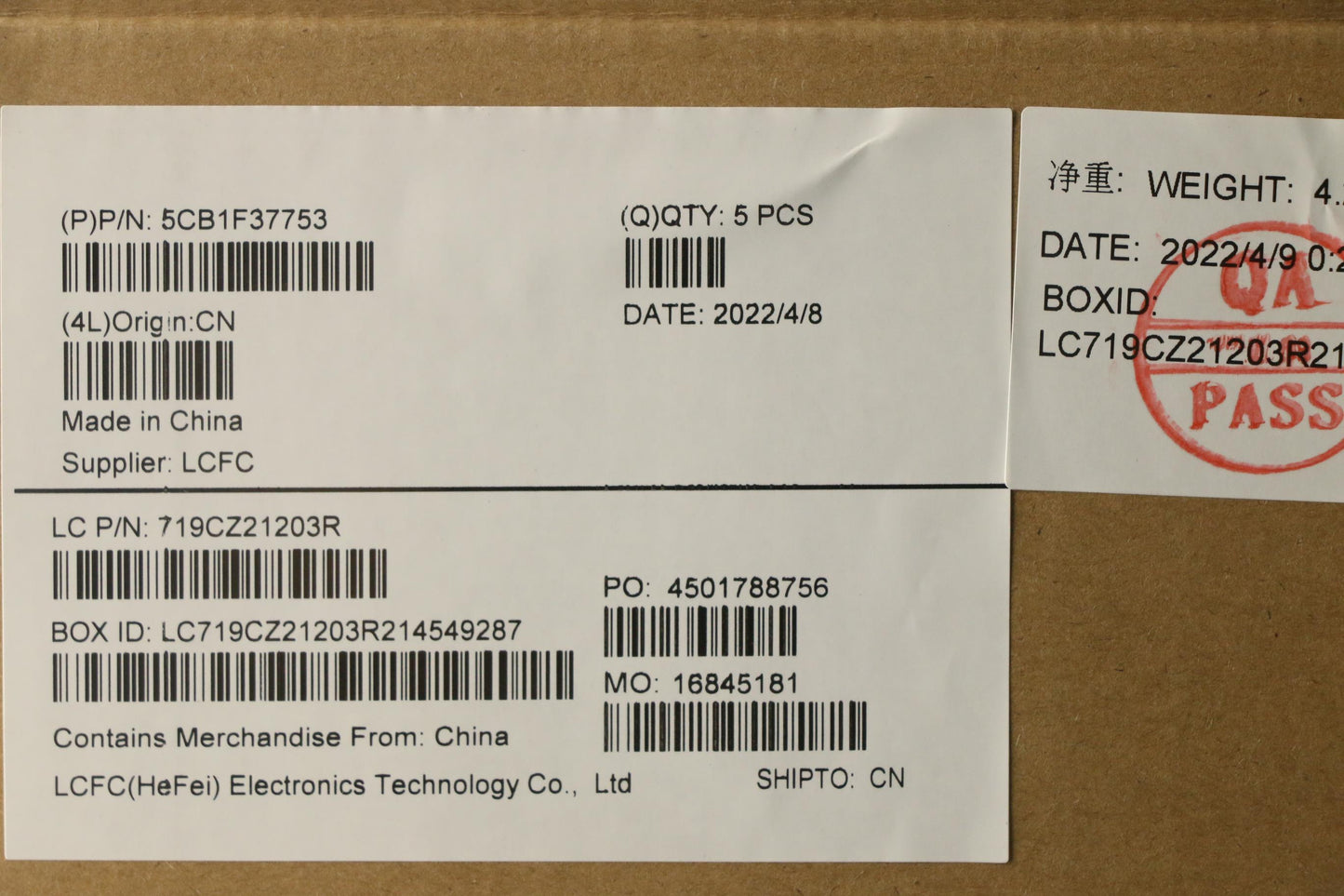 Lenovo Cover Upper Case Asmnordic L82 - 5CB1F37753
