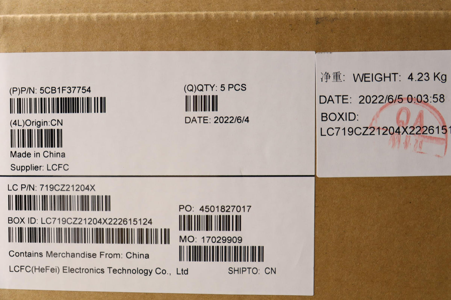 Lenovo Cover Upper Case Asmpor L82Rf - 5CB1F37754