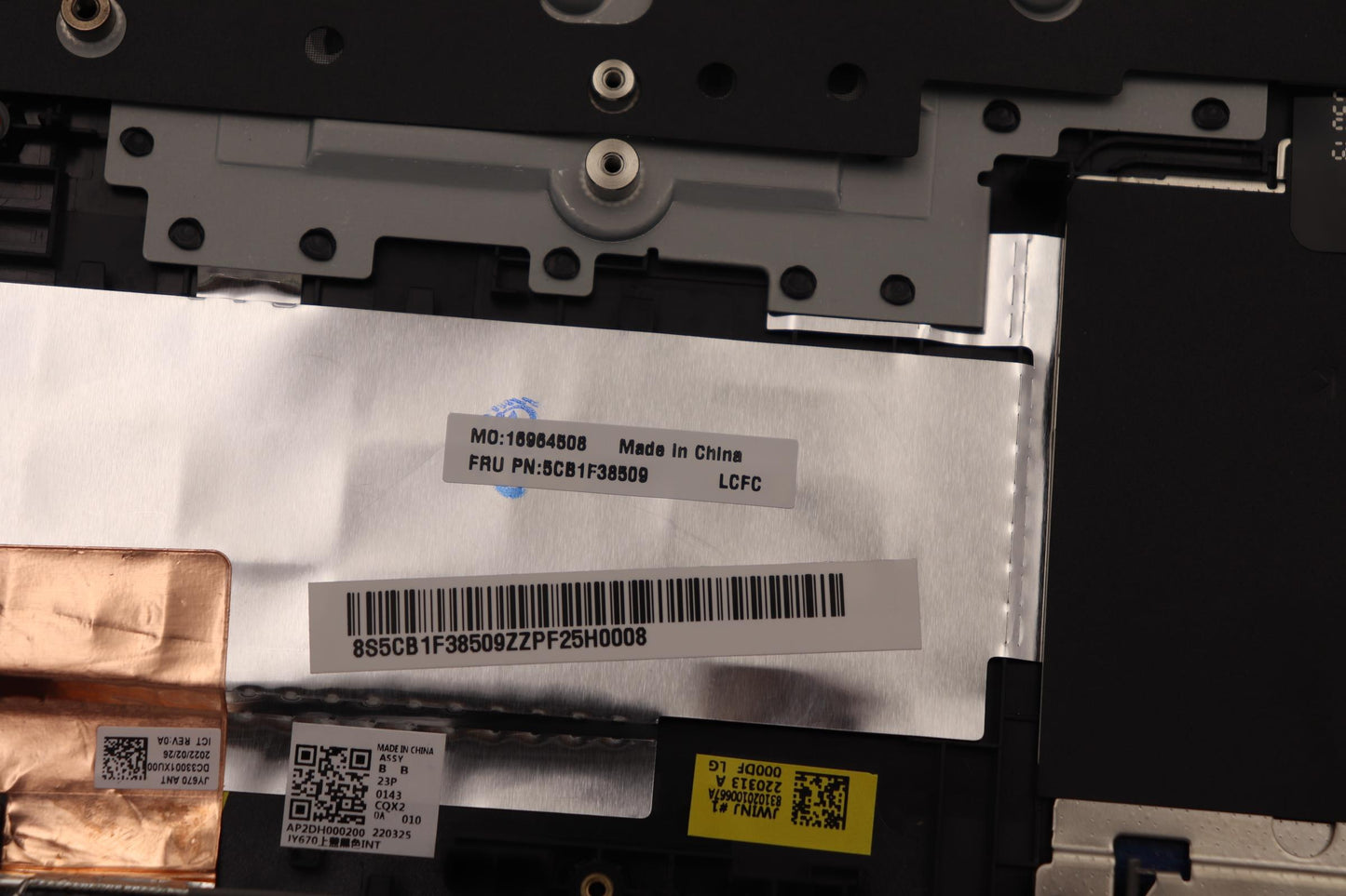 Lenovo Cover Upper Case Assembly Rus - 5CB1F38509