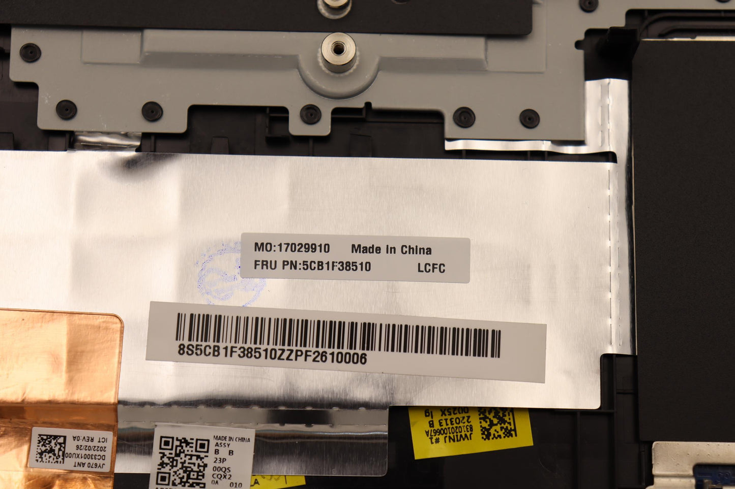 Lenovo Cover Upper Case Asmslv L82Rf - 5CB1F38510