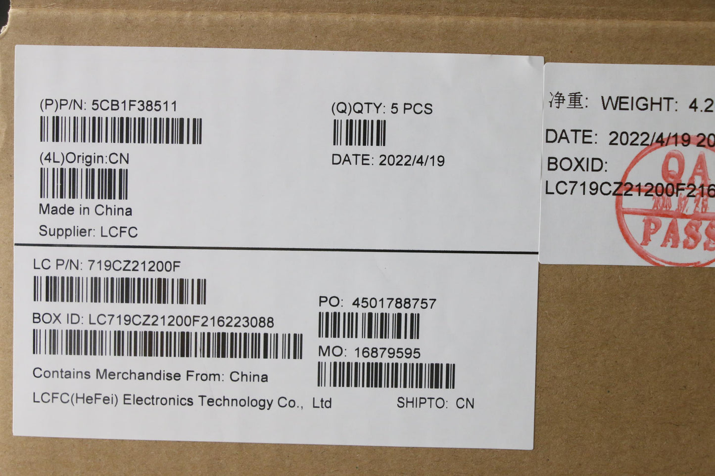 Lenovo Cover Upper Case Asmspa L82Rf - 5CB1F38511