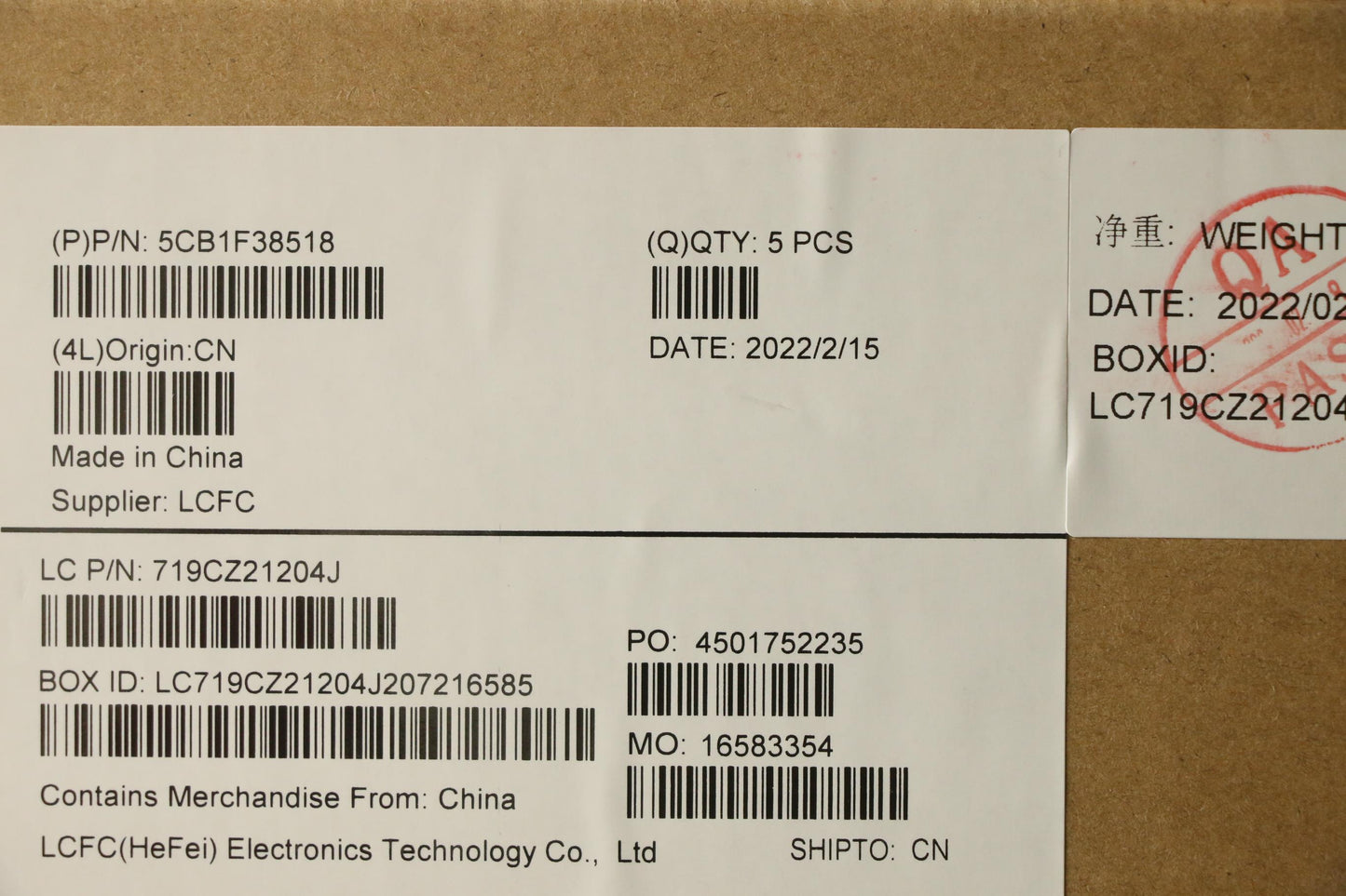 Lenovo C-Cover with Keyboard, USA English, RGB Backlight - 5CB1F38518