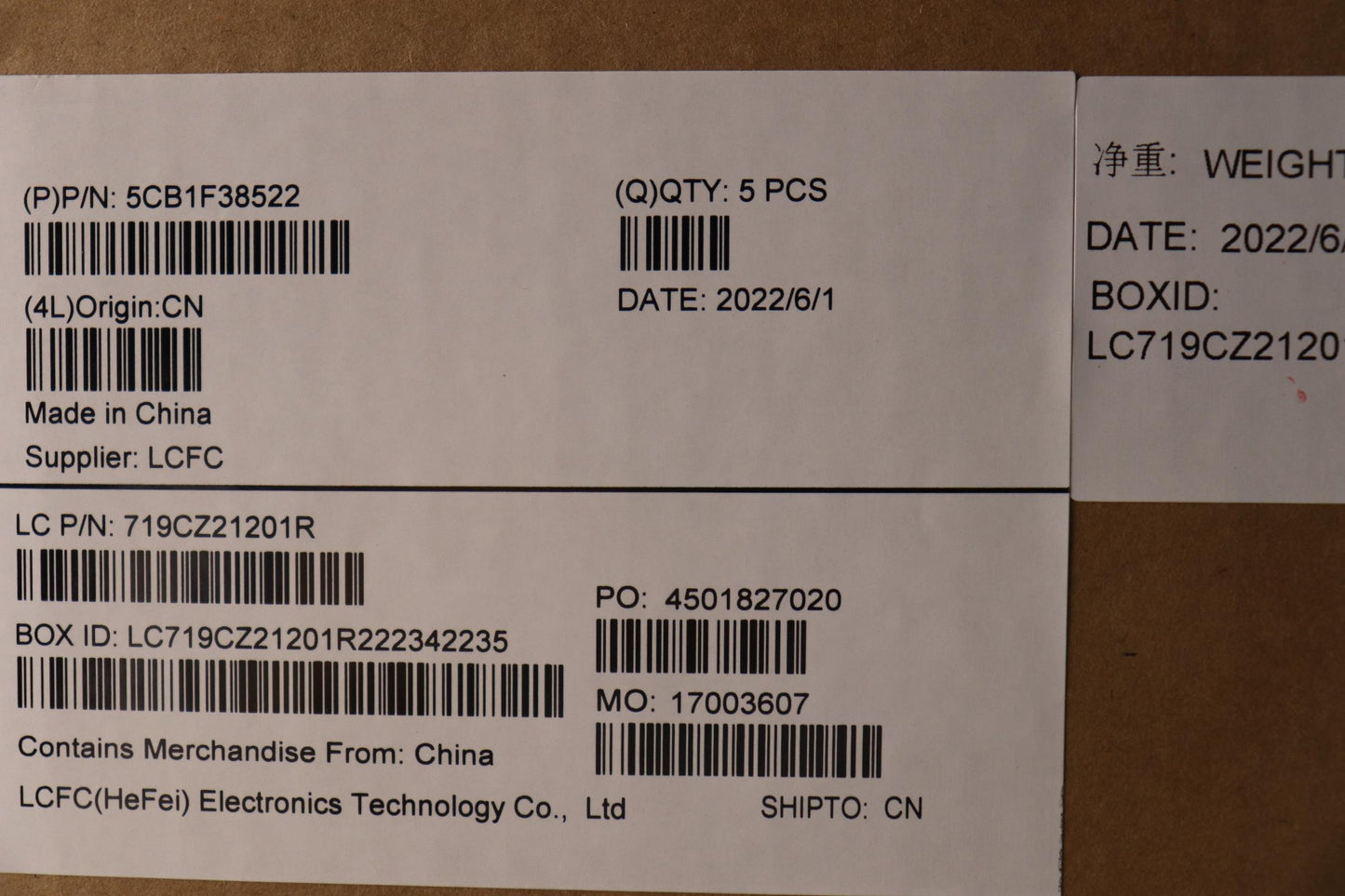Lenovo Cover Upper Case Asmbul L82Rf - 5CB1F38522