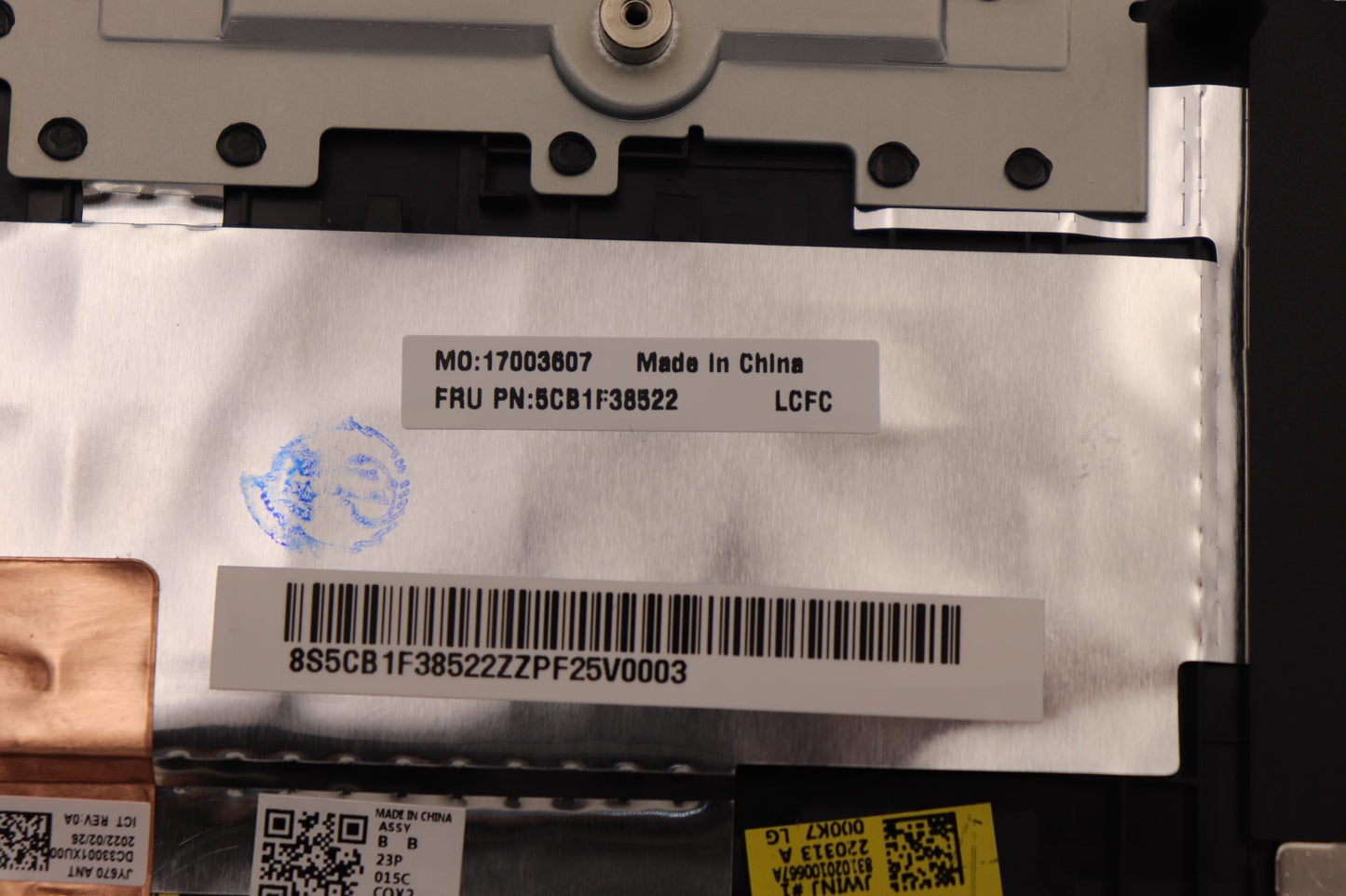 Lenovo Cover Upper Case Asmbul L82Rf - 5CB1F38522