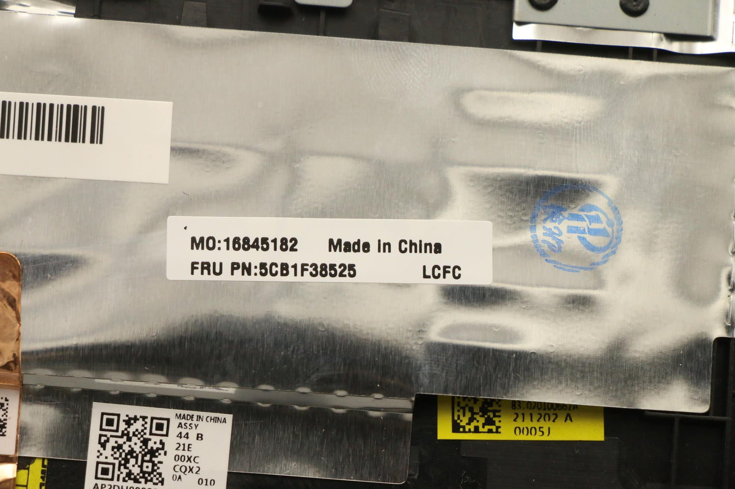 Lenovo Cover Upper Case Asmeuro Engl8 - 5CB1F38525