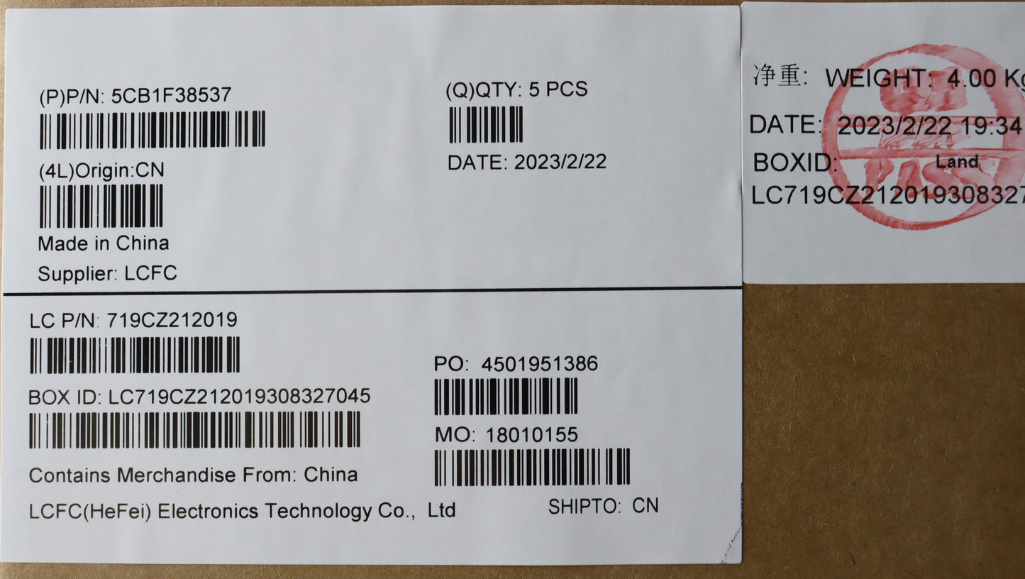 Lenovo Cover Upper Case Assembly Kor - 5CB1F38537