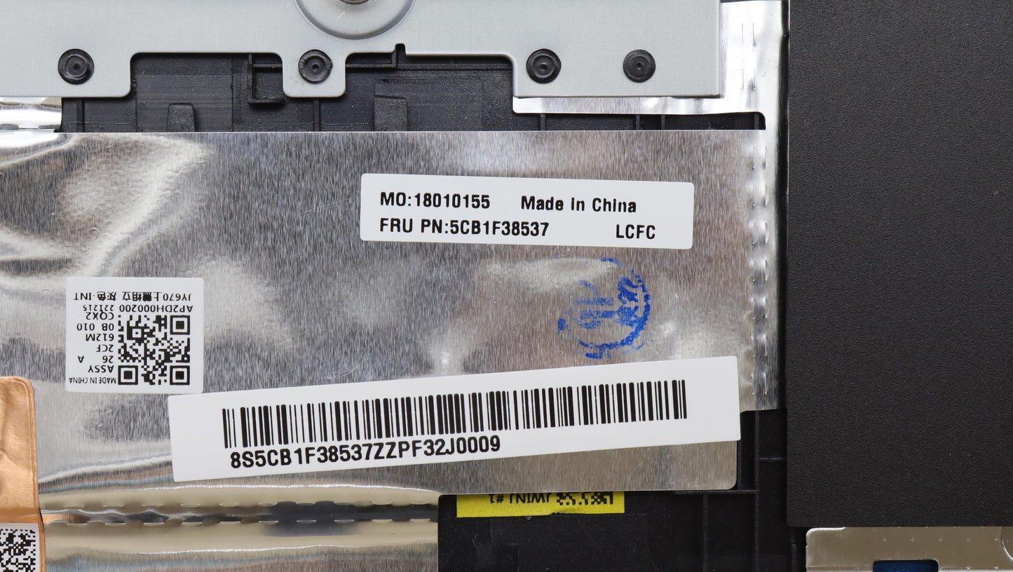 Lenovo Cover Upper Case Assembly Kor - 5CB1F38537