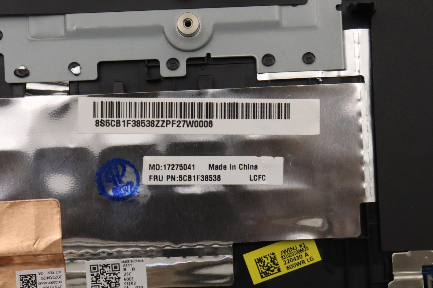 Lenovo Cover Upper Case Asmla Spa L82 - 5CB1F38538