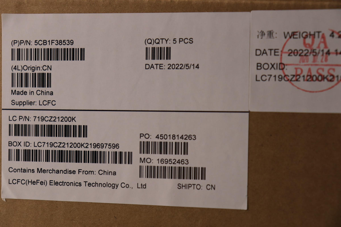 Lenovo Cover Upper Case Asmnordic L82 - 5CB1F38539