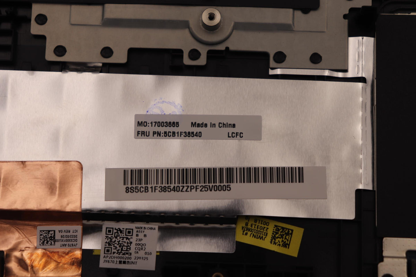 Lenovo Cover Upper Case Asmpor L82Rf - 5CB1F38540